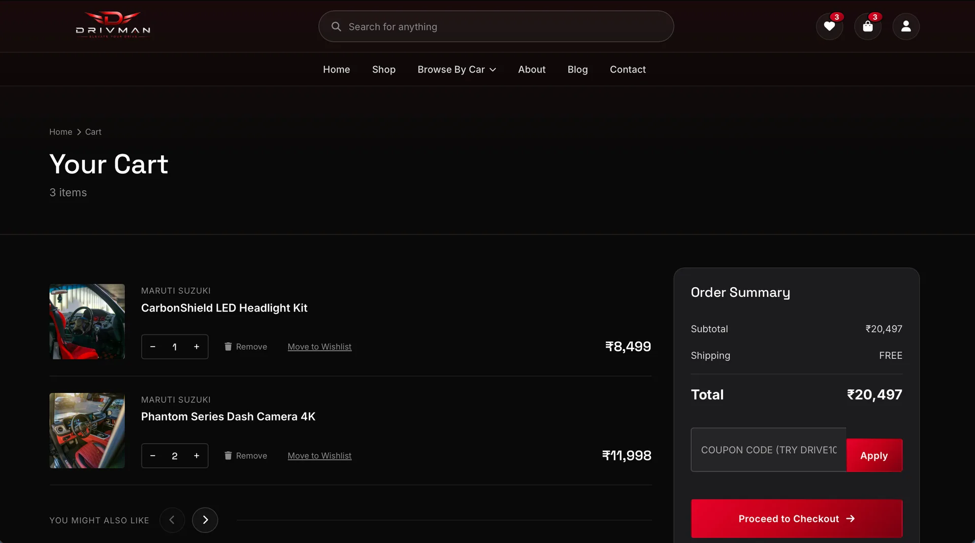 Cart & checkout