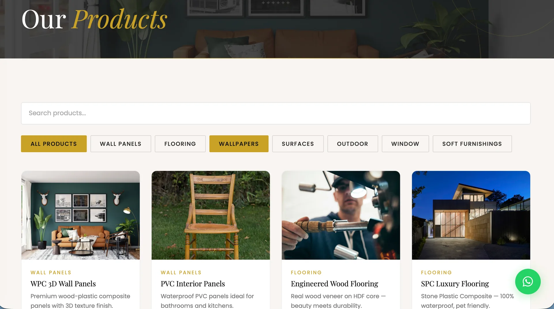 Category-first product explorer